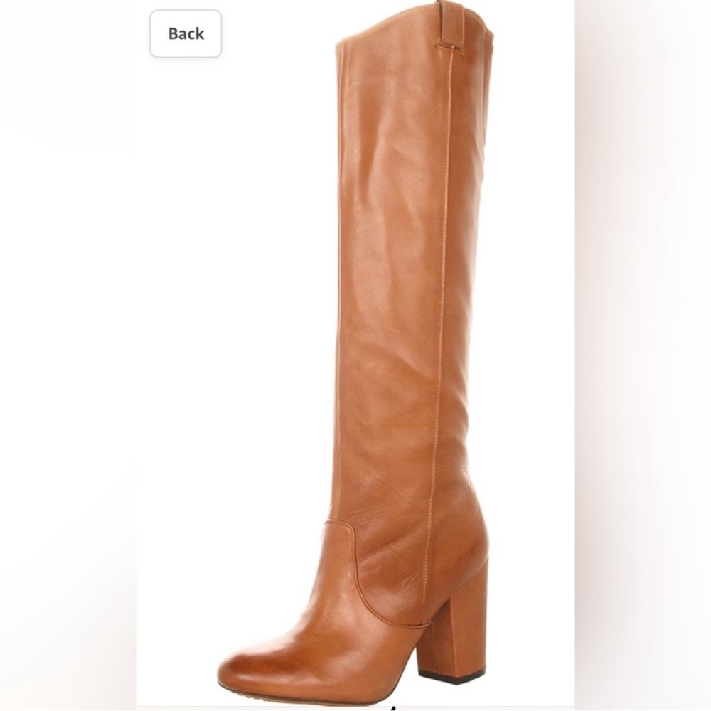 Sam Edelman Tucker Camel Leather Over the Knee Boots